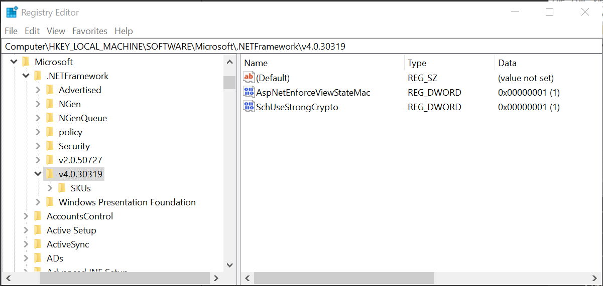 Tls instructions for net